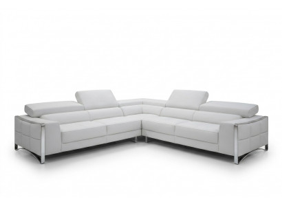 Ledercouch Couch Wunnlandschaft Ecksitz Eckgarnitur Design Modern Sofa 1504B