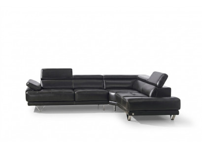 Multifunktional Eckcouch Medien TV Sofa Ledersofa 291 x 222cm L-Formt Nei