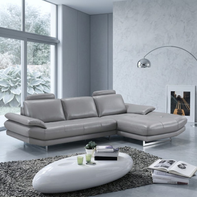 Ledercouch Couch Wunnlandschaft Ecksofa Eckgarnitur Design Modern Sofa 1508