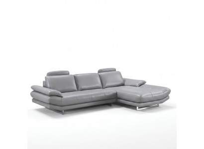 Ledercouch Couch Wunnlandschaft Ecksofa Eckgarnitur Design Modern Sofa 1508