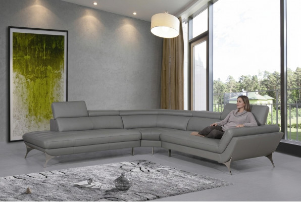 Lieder-Canapé Couch Wunnlandschaft Eckcanapé Eck Garnitur Design Modern Canapé 1541