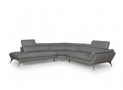 Lieder-Canapé Couch Wunnlandschaft Eckcanapé Eck Garnitur Design Modern Canapé 1541