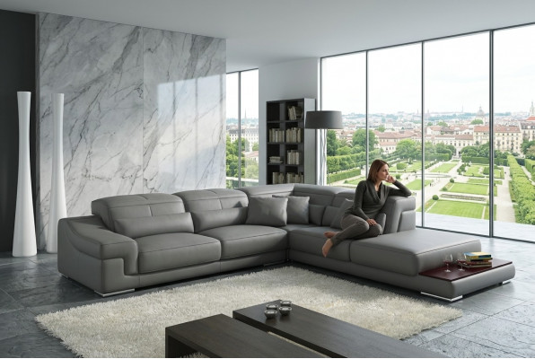 Verstellbar Lieder Sëtz Polster Eck Couch Sofa Garnitur L Form Sëtz Eck