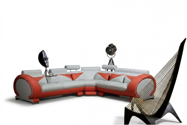 Modern Ecksofa Couch Polster Sëtz Eck Garnitur XXL Grouss Wunnlandschaft Eck Nei
