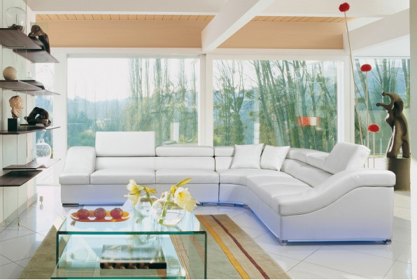 Lieder Canapé Couch Wunnlandschaft Ecksofa Eck Garnitur Sofa Design Modern
