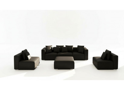 Couch Sofa Wunnlandschaft Ecksofa Multifunktionell Opstellméiglechkeet Polster Eck