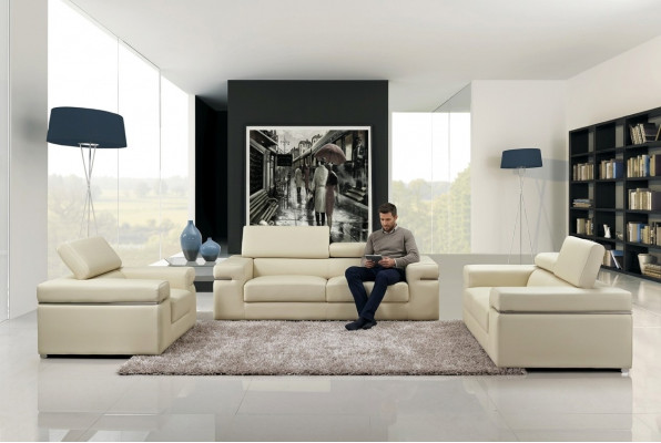 Sofagarnitur Couch 80 20 Këssen Lieder Sofa Wunnzëmmer Sëtz 3+2+1 Set