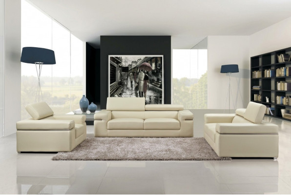 Sofagarnitur Couch 80 20 Këssen Lieder Sofa Wunnzëmmer Sëtz 3+2+1 Set