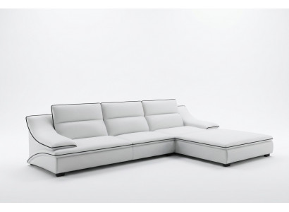 Ledercouch Couch Wunnlandschaft Eckcouch Eck Garnitur Design Modern Couch A1160C