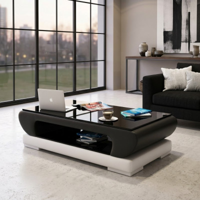 Canapé Dësch Dëscher Canapés Dësch Glastësch Designer Säitentësch CT9002