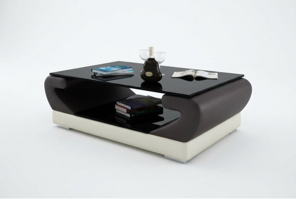 Couchtisch Säitendësch CT9006 Dësch Couchtisch Glastësch Designer