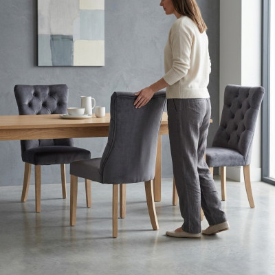 6x Still Stull Polster Design Chesterfield Garnitur Fautteuil Komplett Set