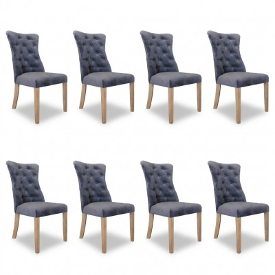 8x Still Stull Këssen Design Chesterfield Garnitur Fauteuil Komplett Set