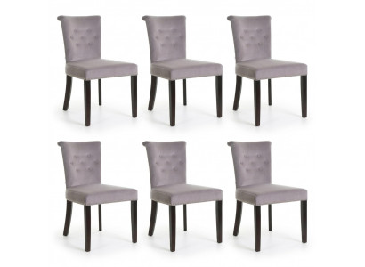 6x Design Polster Sëtz Stull Stull Set Garnitur Fotell Lounge Club Lehnstull