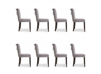8x Polster Sëtz Stullen Stull Set Garnitur Fauteuil Lounge Club Set