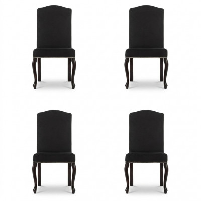 4x Design Polstersëtz Stull Garnitur Stullen Textil Sëtz Komplett Set