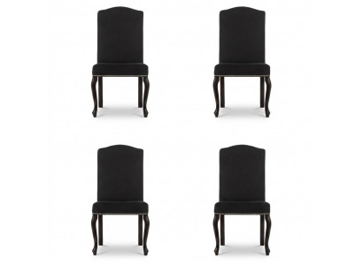 4x Design Polstersëtz Stull Garnitur Stullen Textil Sëtz Komplett Set
