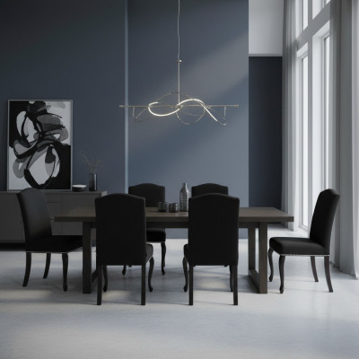 6x Design Polstersëtz Still Set Still Textil Sëtz Komplett Set