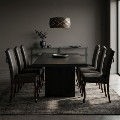 8x Chesterfield Still Stull Polster Fautel Stull Design Sëtz Club Garnitur Neit