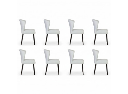 8x Design Still Lounge Club Gepolsterten Stull Still Garnitur Wunnzëmmer Lehn Nei