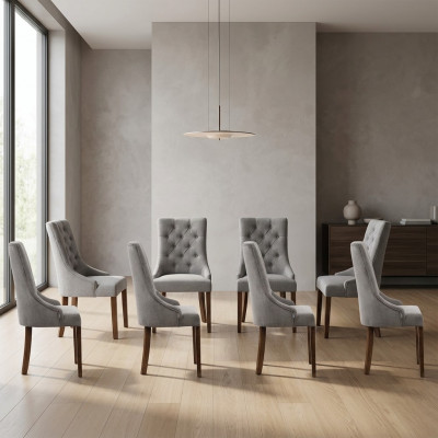 8x Designer Këssen Stull Set Garnitur Still Komplett Lehn Sëtz Lounge