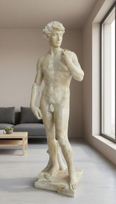David Skulpturen Figuren Antik Stil Statue Statuen Figur XXL 115cm Nei