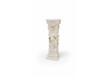 Design-Säule mat Amorette 100 cm Figuren, Säule Sockel, Blummestänner, Statu, Nei