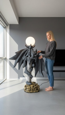XXL Design Gotik Steeluucht Lanter Luucht Steeluucht Luuchten Draach Lanteren 143cm