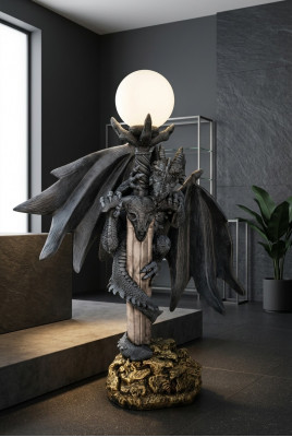 XXL Design Gotik Steeluucht Lanter Luucht Steeluucht Luuchten Draach Lanteren 143cm