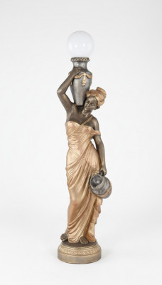 Steellampe Luuchte Luucht Statue Figur Skulpturen Skulptur Statuen Steellampe Nei