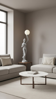 XXL Design Steeluucht Steeluuchten Lampe Skulptur Figur Figuren Statue 153cm