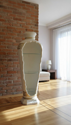 xxl Medusa Antik Stil Vitrin Bar Buedem Vase Schaf Vintrinen Sail 153cm Nei