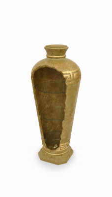 XXL Medusa Antikstil Vitrin Bar Buedem Vase Schaf Vitrinnesail 127cm Neien