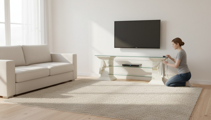 Klassesch RTV Sideboard Fernsee Dësch Dëscher Tv Board Medusa Regal Vitrin 1879