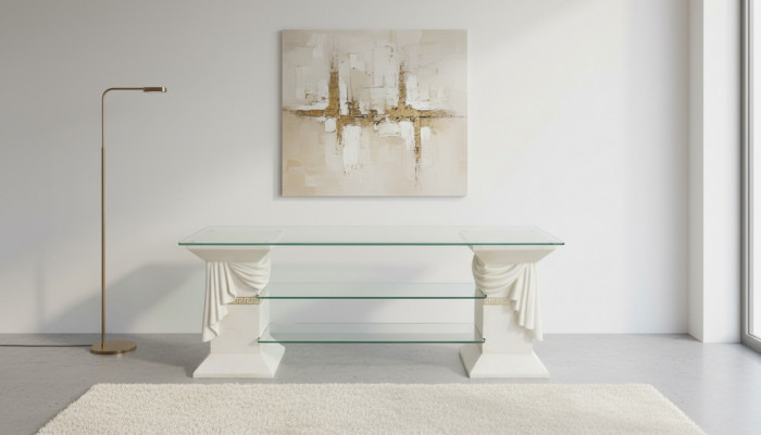 Klassesch RTV Sideboard Fernsee Dësch Dëscher Tv Board Medusa Regal Vitrin 1879