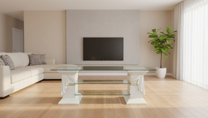 Klassesch RTV Sideboard Fernsee Tisch Dëscher Tv Board Medusa Regal Vitrin