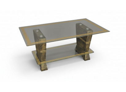 Design Medusa Dësch fir virun de Canapé Glasinventar Dësch Niewendëscher Canapé Klassesch XXL Nei
