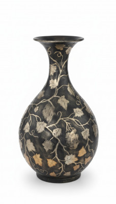 Design Blummen Dëppen Dekoratioun XXL Vase Vasen Handaarbecht Deko Kelch Pokal 0856
