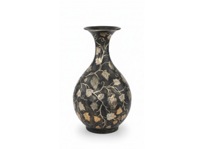 Design Blummen Dëppen Dekoratioun XXL Vase Vasen Handaarbecht Deko Kelch Pokal 0856