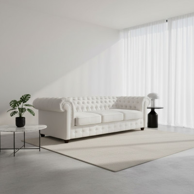 Chesterfield Sofagarnitur Sofa 3+1+1 Canapé Polsterset Sofas Couchen S1
