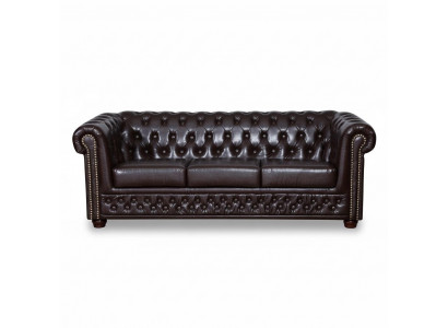 Chesterfield Sofa-Set Sofa 3+1+1 Couch Polsterset Sofen Couchen Yorki Nei