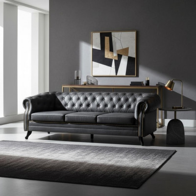 Chesterfield Sofagarnitur Sofa 3+1 Stréchcouch Polsterset Sofas Couchen Couchen Lieder.