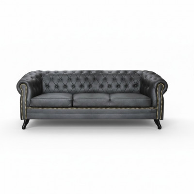 Chesterfield Sofagarnitur Sofa 3+1 Stréchcouch Polsterset Sofas Couchen Couchen Lieder.