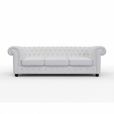 Chesterfield 3+1 Liederdivan Schloofdësch Funktioun Bett Lieder Canapé Sofa Garnitur Sofa