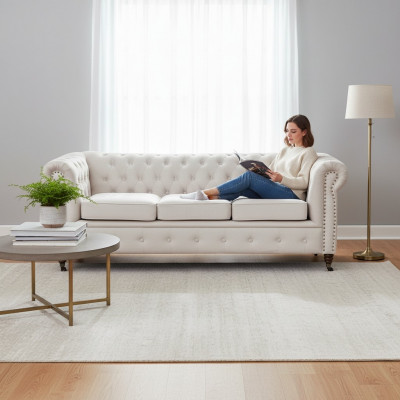 Chesterfield Sofagarnitur 3+2 Oxford Couch Polster Set Sofasen Couchen Nei
