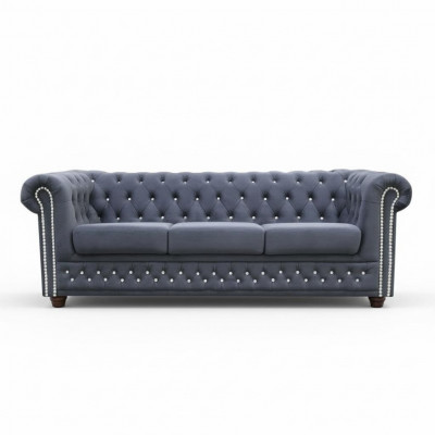 Chesterfield Sofagarnitur Sofa Polster Kristallsteng Lieder Garnituren 3+2 Canapé