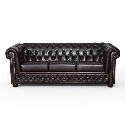 Chesterfield Sofagarnitur Sofa Polster Design Lieder Stoff Garnituren 3+2 Canapéen