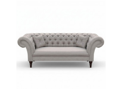 Chesterfield Sofagarnitur 3+2 Couch Sofa Polster Design Lieder Stoff Garnituren