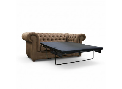 Chesterfield Cambridge 2-Sëtz Sofa Büro Couch mat Schlaffunktion Sofas Couchen