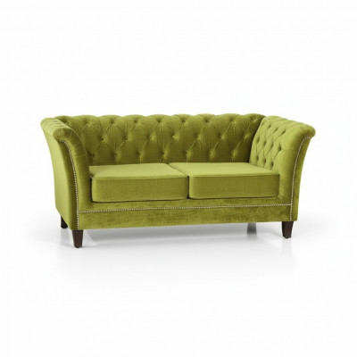 Chesterfield Design Sofa Couch Polster Kanzlei Praxis Büro Sofas Textil Stoff
